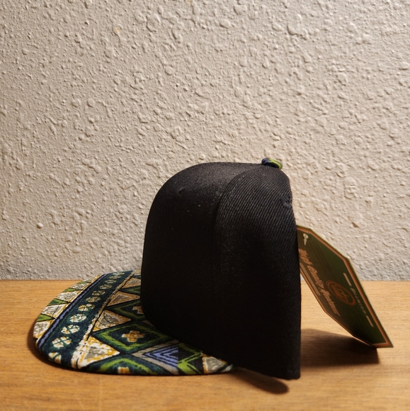 Patterned Crown Snapback Hat Blank - Picture 4 of 4